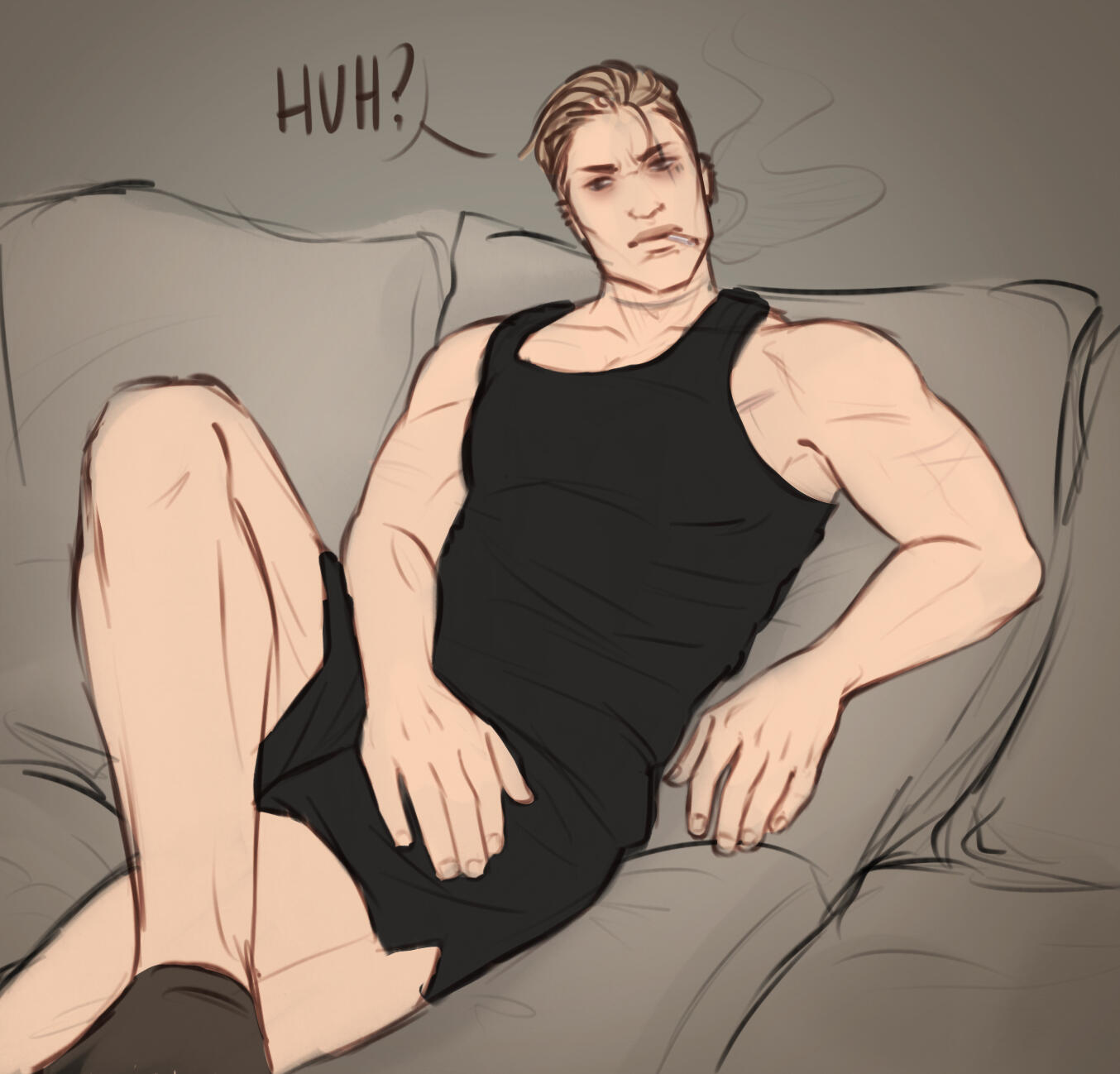 Flat color sketch +5€